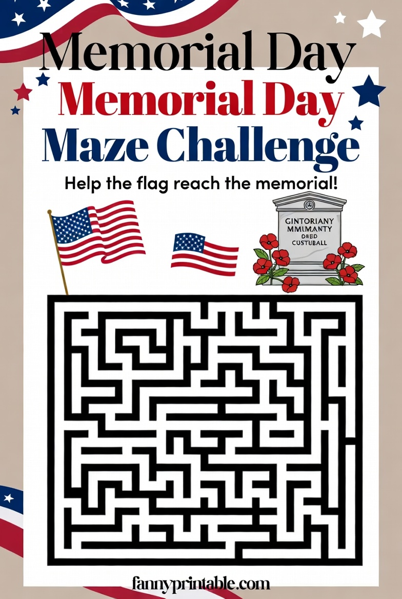 Free Printable Memorial Day Activities - FannyPrintable.Com (3)