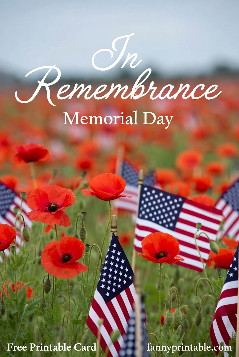 Free Printable Memorial Day Cards FannyPrintable.Com 3 Free Printable Memorial Day Cards - FannyPrintable.Com (3)