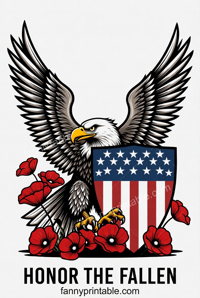 Free Printable Memorial Day Clip Art FannyPrintable.Com 2 Free Printable Memorial Day Clip Art - FannyPrintable.Com (2)