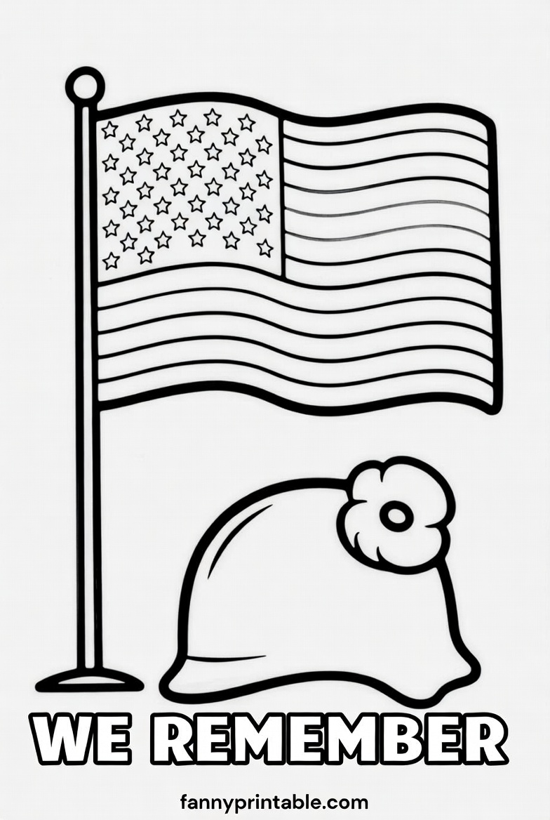 Free Printable Memorial Day Coloring Pages For Kids - FannyPrintable.Com (1)