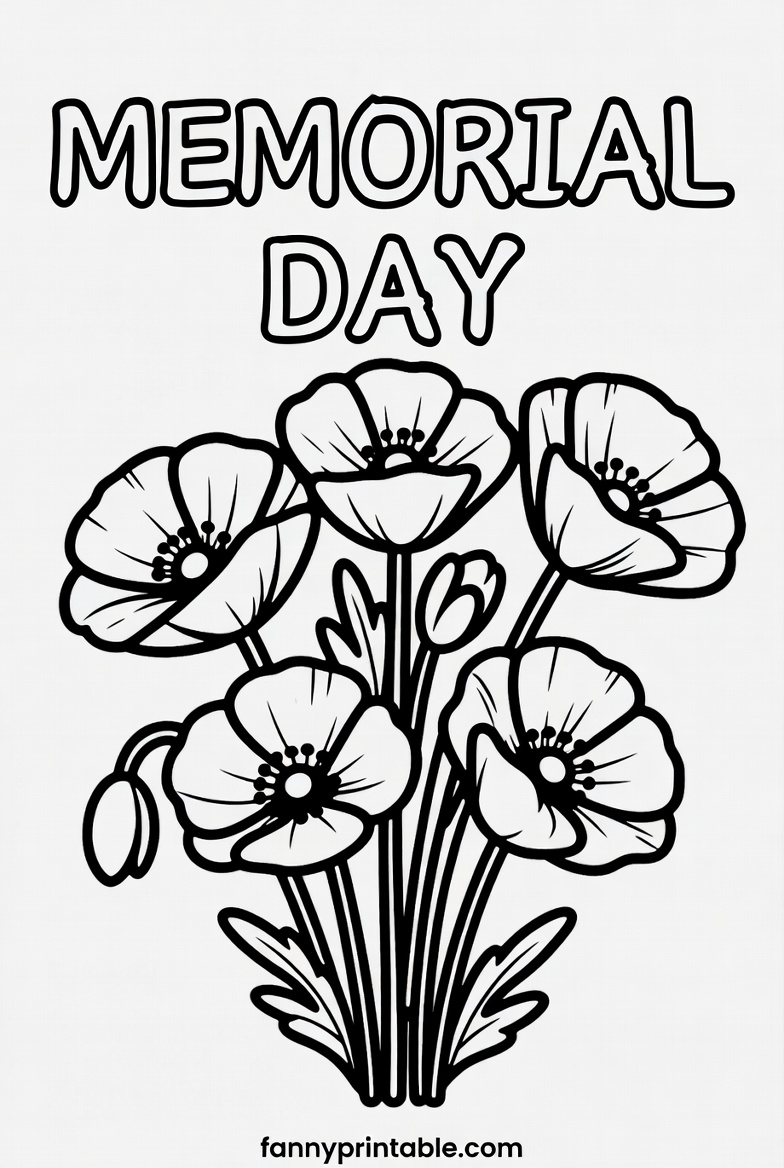 Free Printable Memorial Day Coloring Pages For Kids - FannyPrintable.Com (2)