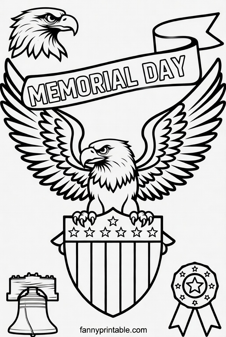 Free Printable Memorial Day Coloring Pictures - FannyPrintable.Com (2)