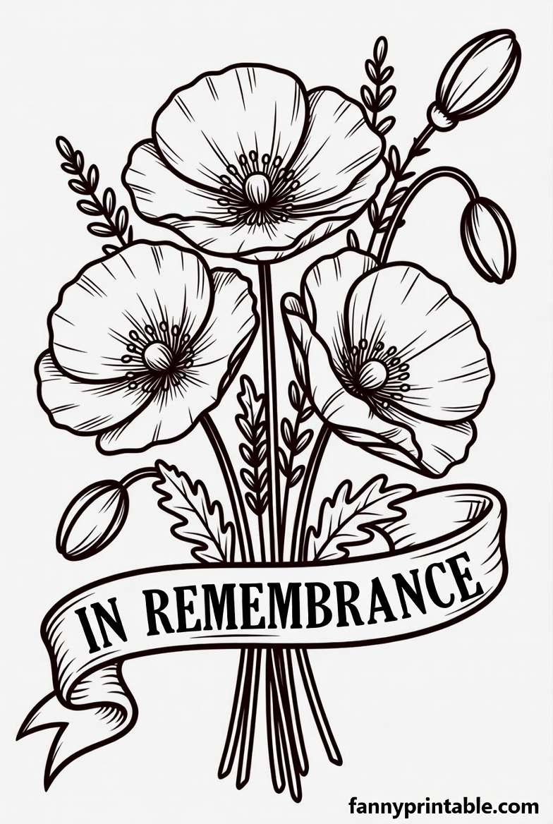 Free Printable Memorial Day Coloring Pictures - FannyPrintable.Com (3)