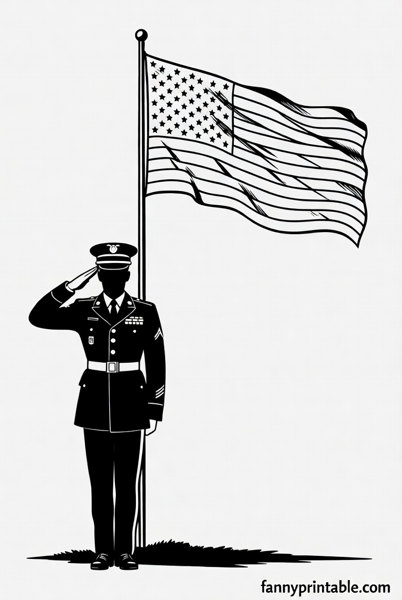 Free Printable Memorial Day Coloring Pictures - FannyPrintable.Com (4)