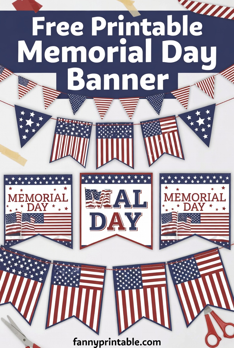 Free Printable Memorial Day Crafts - FannyPrintable.Com (2)