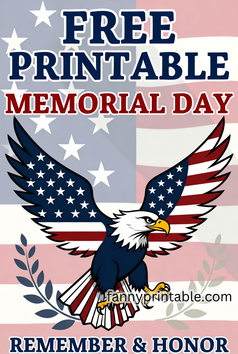 Free Printable Memorial Day - FannyPrintable.Com (3)