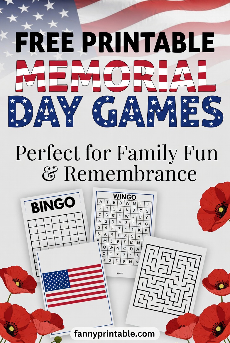 Free Printable Memorial Day Games - FannyPrintable.Com (1)
