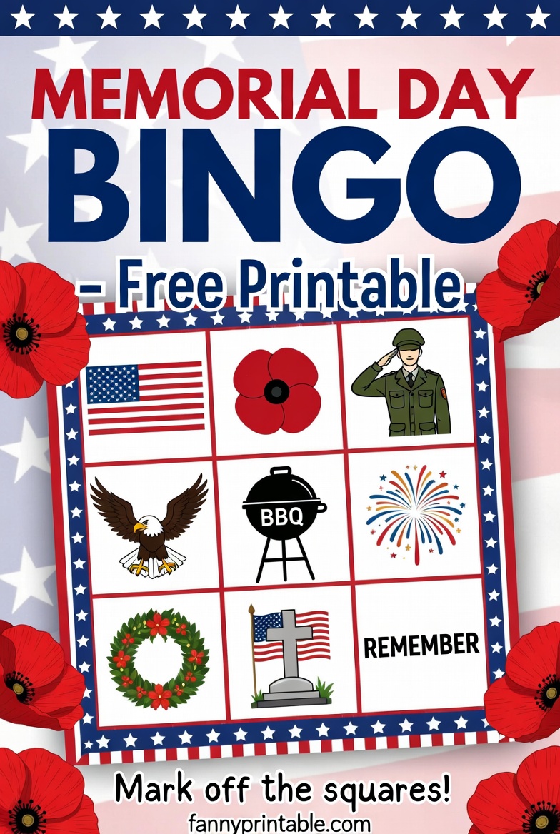 Free Printable Memorial Day Games - FannyPrintable.Com (4)