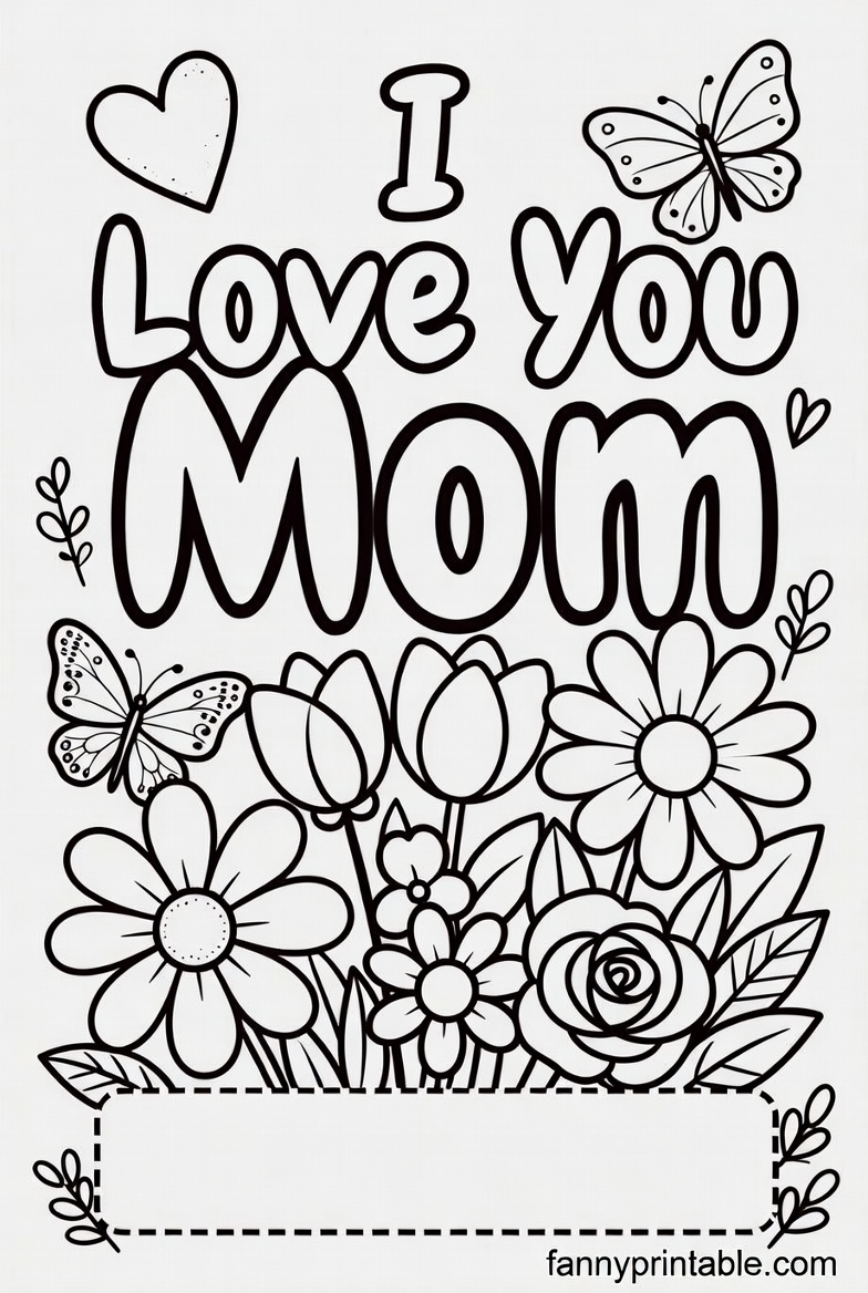 Free Printable Mother's Day Card For Kids To Color (3)