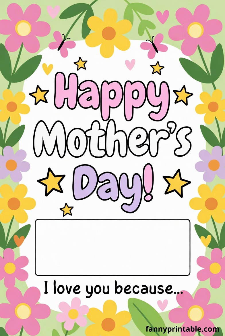 Free Printable Mother's Day Card Templates (2)