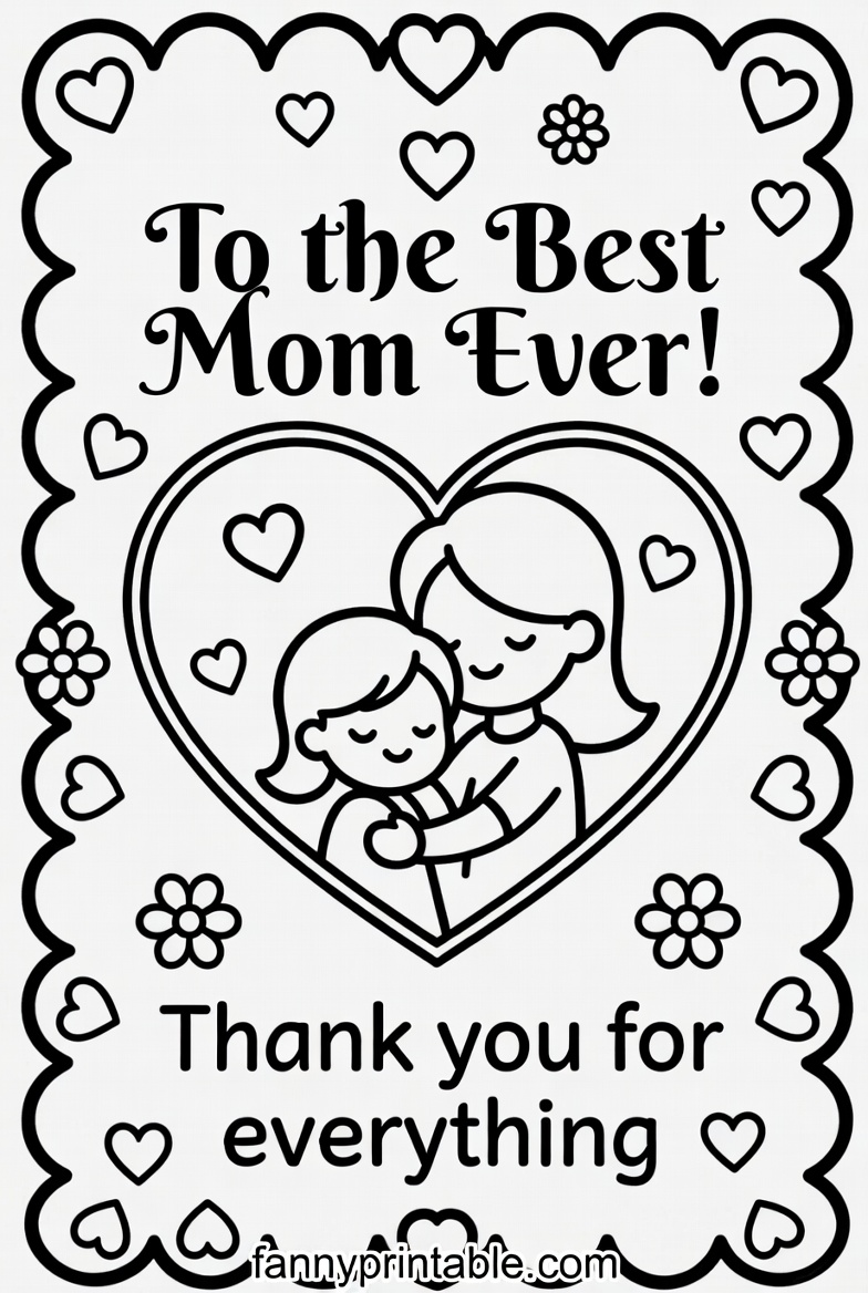 Free Printable Mother's Day Card To Color - Fanny Printable (3)