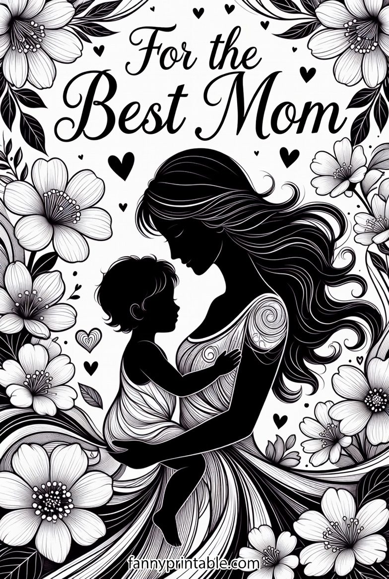 Free Printable Mother's Day Coloring Pages For Adults (2)