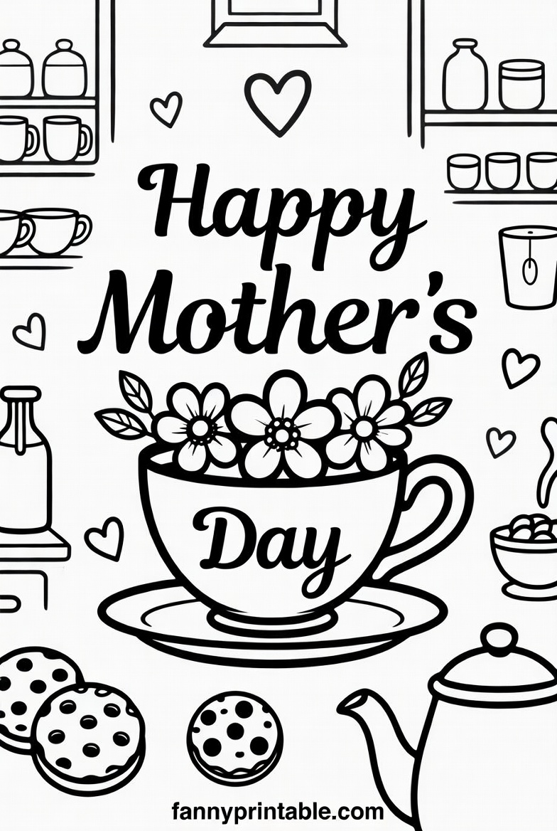 Free Printable Mother's Day Coloring Sheets (2)