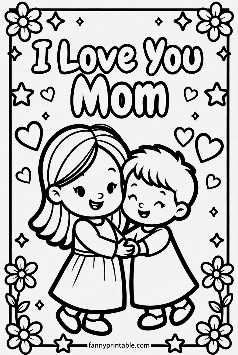 Free Printable Mother's Day Coloring Sheets (3)