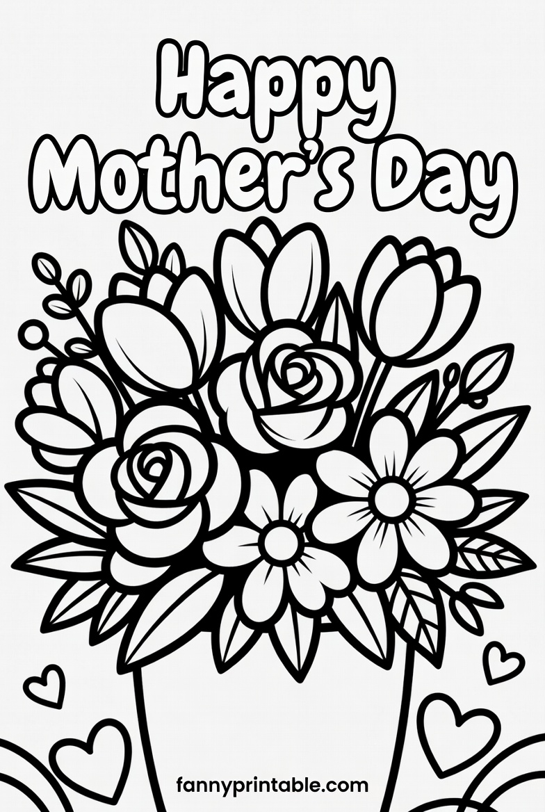 Free Printable Mother's Day Coloring Sheets (4)