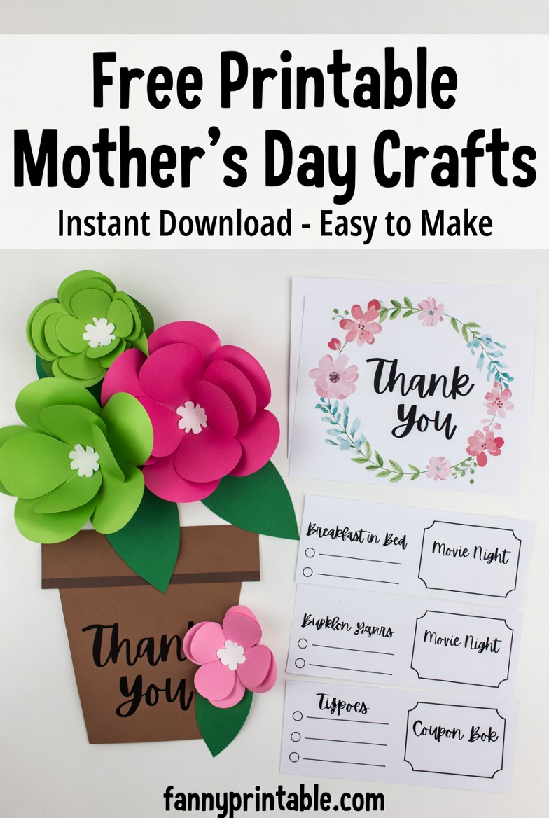 Free Printable Mother's Day Crafts - Fanny Printable (2)