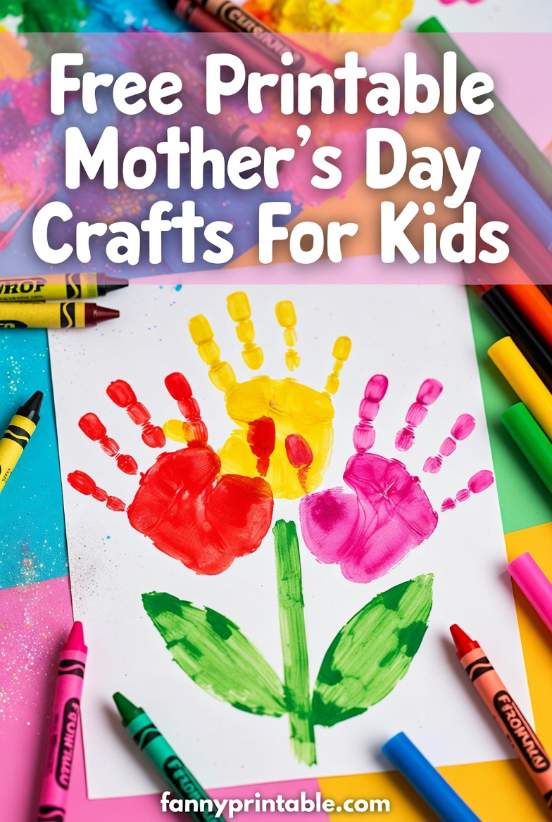 Free Printable Mother's Day Crafts For Kids - Fanny Printable (1)