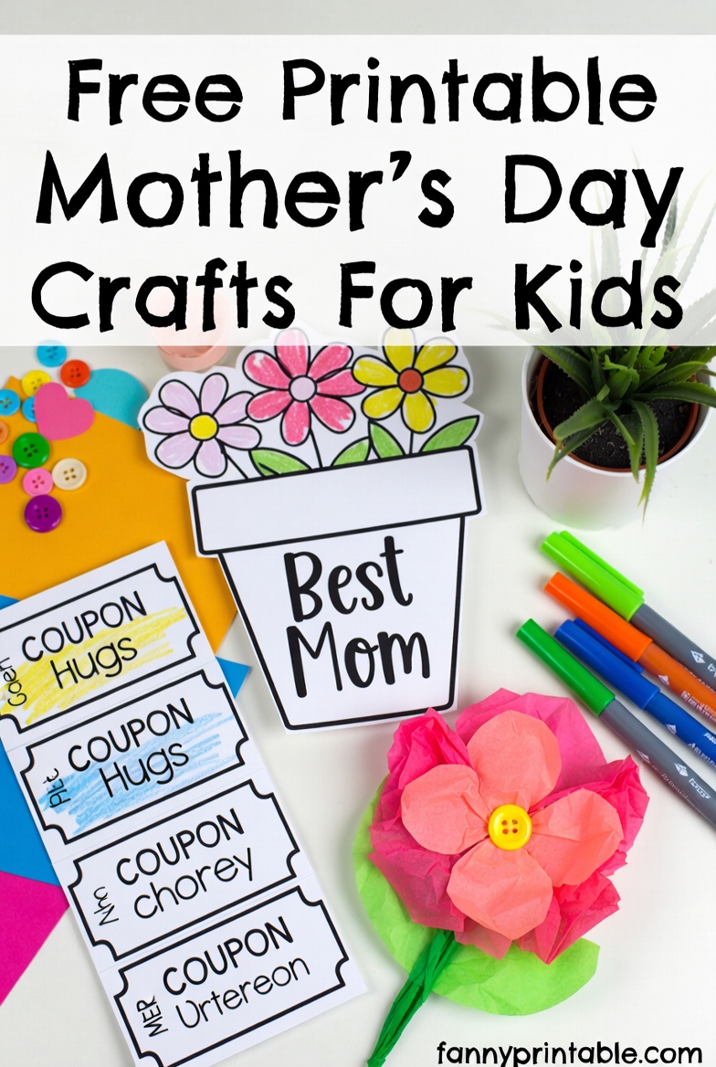 Free Printable Mother's Day Crafts For Kids - Fanny Printable (2)