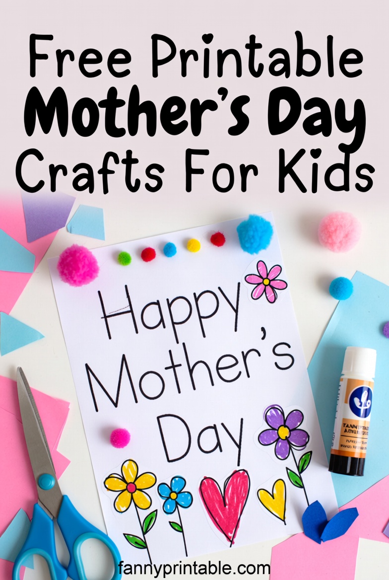 Free Printable Mother's Day Crafts For Kids - Fanny Printable (3)