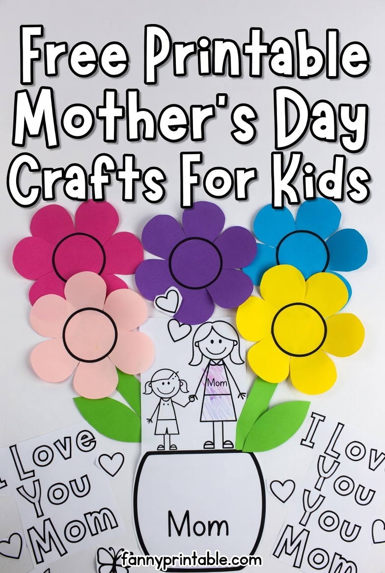 Free Printable Mother's Day Crafts For Kids - Fanny Printable (4)