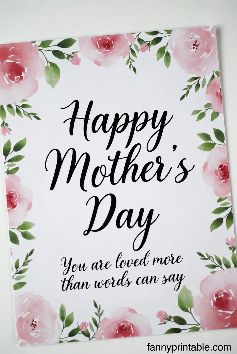 Free Printable Mothers Day Fanny Printable 2 Free Printable Mother's Day - Fanny Printable (2)