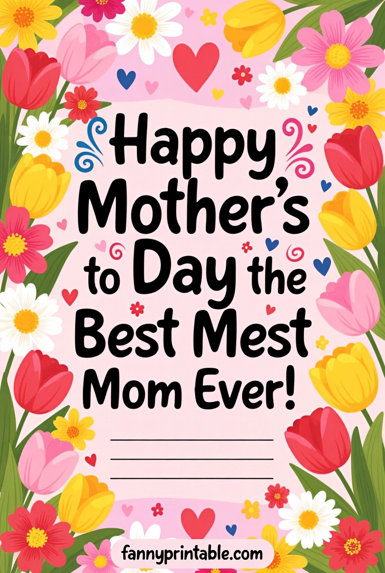 Free Printable Mothers Day Fanny Printable 3 Free Printable Mother's Day - Fanny Printable (3)