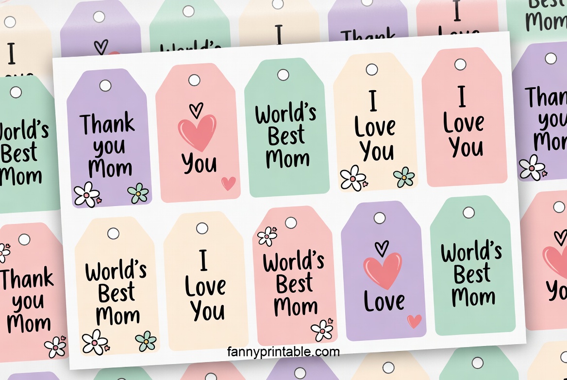 Free Printable Mothers Day Fanny Printable 4 Free Printable Mother's Day - Fanny Printable (4)
