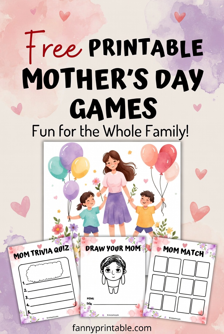 Free Printable Mother's Day Games (2)