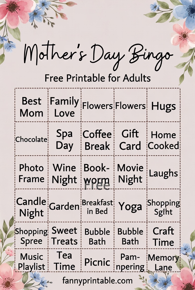 Free Printable Mother's Day Games For Adults (4)