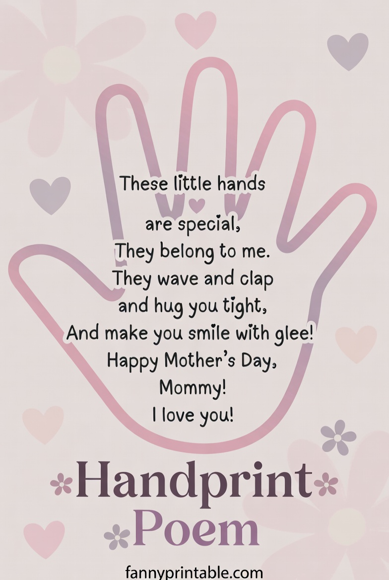 Free Printable Mother's Day Handprint Poem (1)