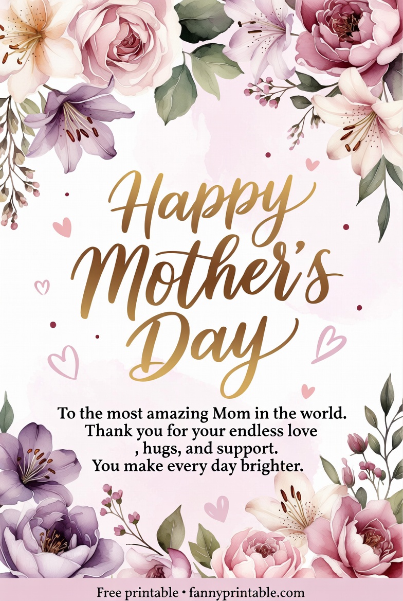 Free Printable Mother's Day Messages - Fanny Printable (1)