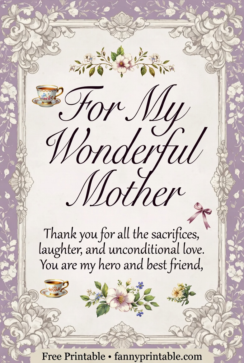 Free Printable Mother's Day Messages - Fanny Printable (2)
