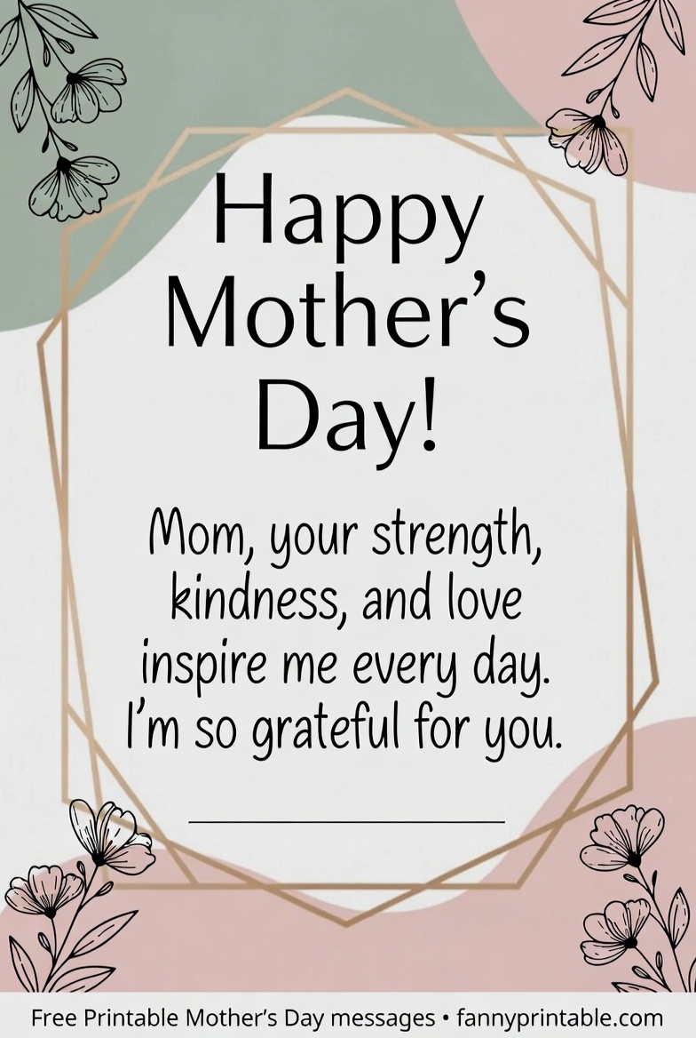 Free Printable Mother's Day Messages - Fanny Printable (4)