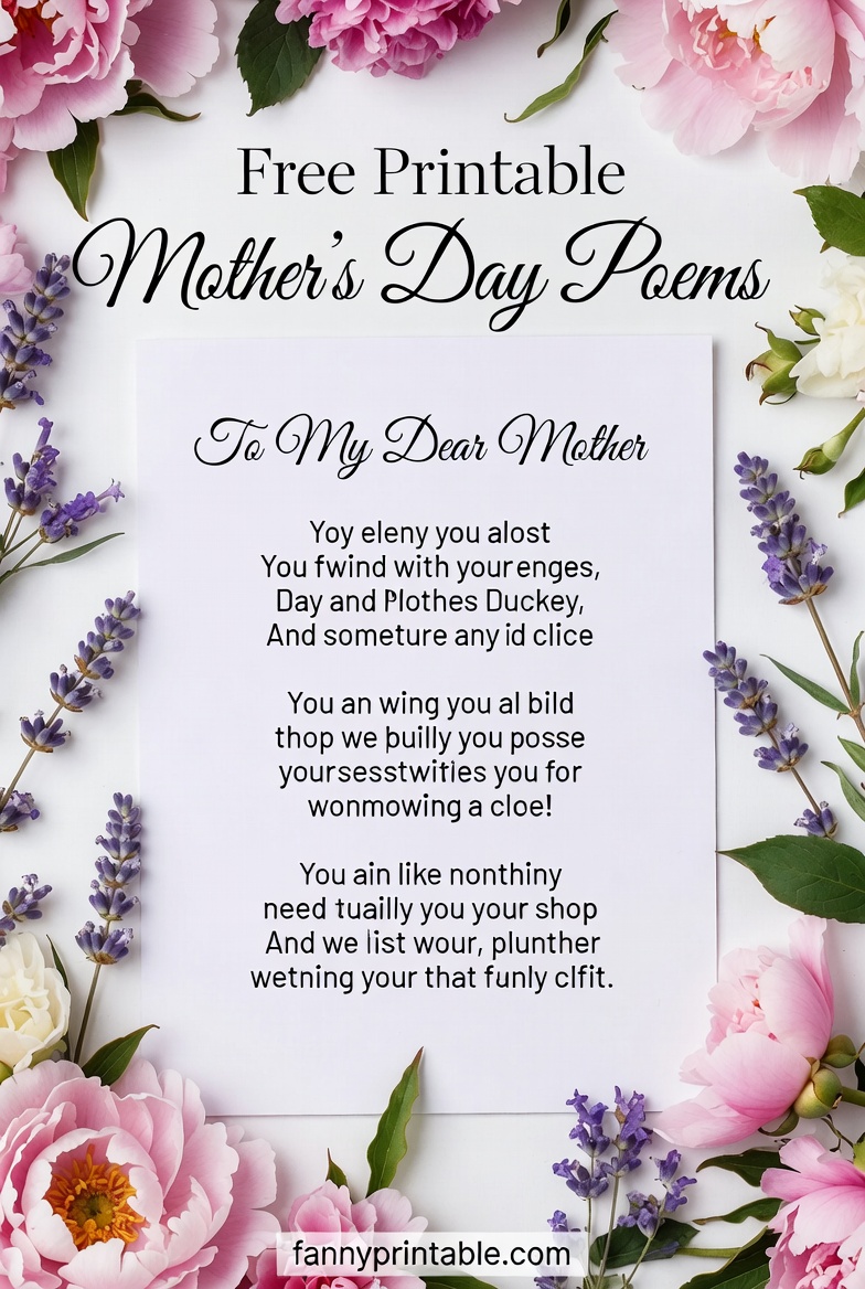 Free Printable Mother's Day Poems - Fanny Printable (3)