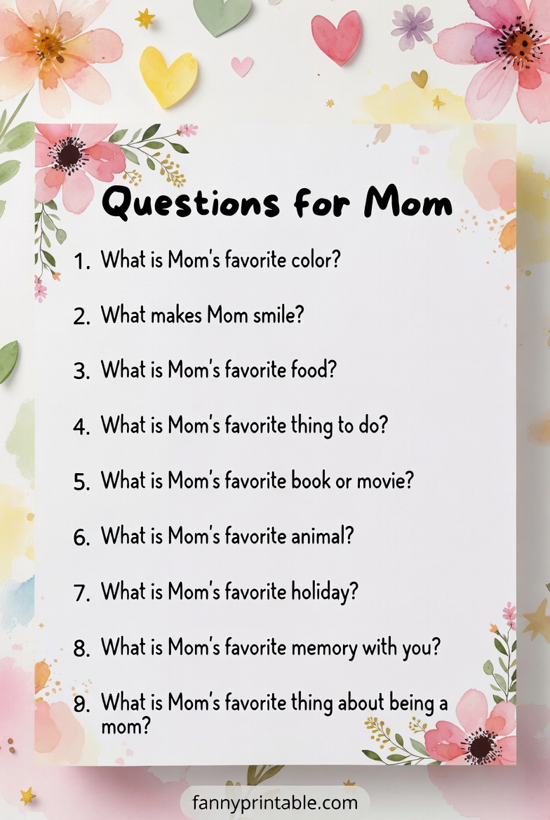 Free Printable Mother's Day Questions - Fanny Printable (4)