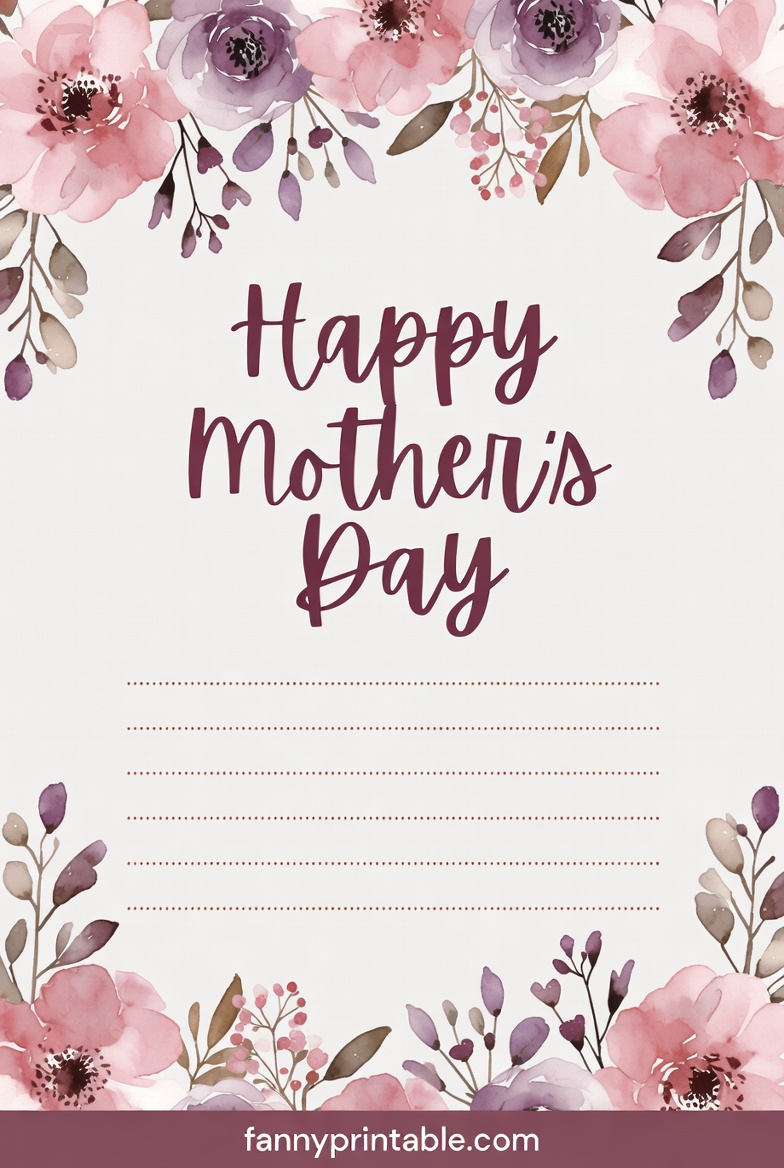 Free Printable Mother's Day Templates - Fanny Printable (1)