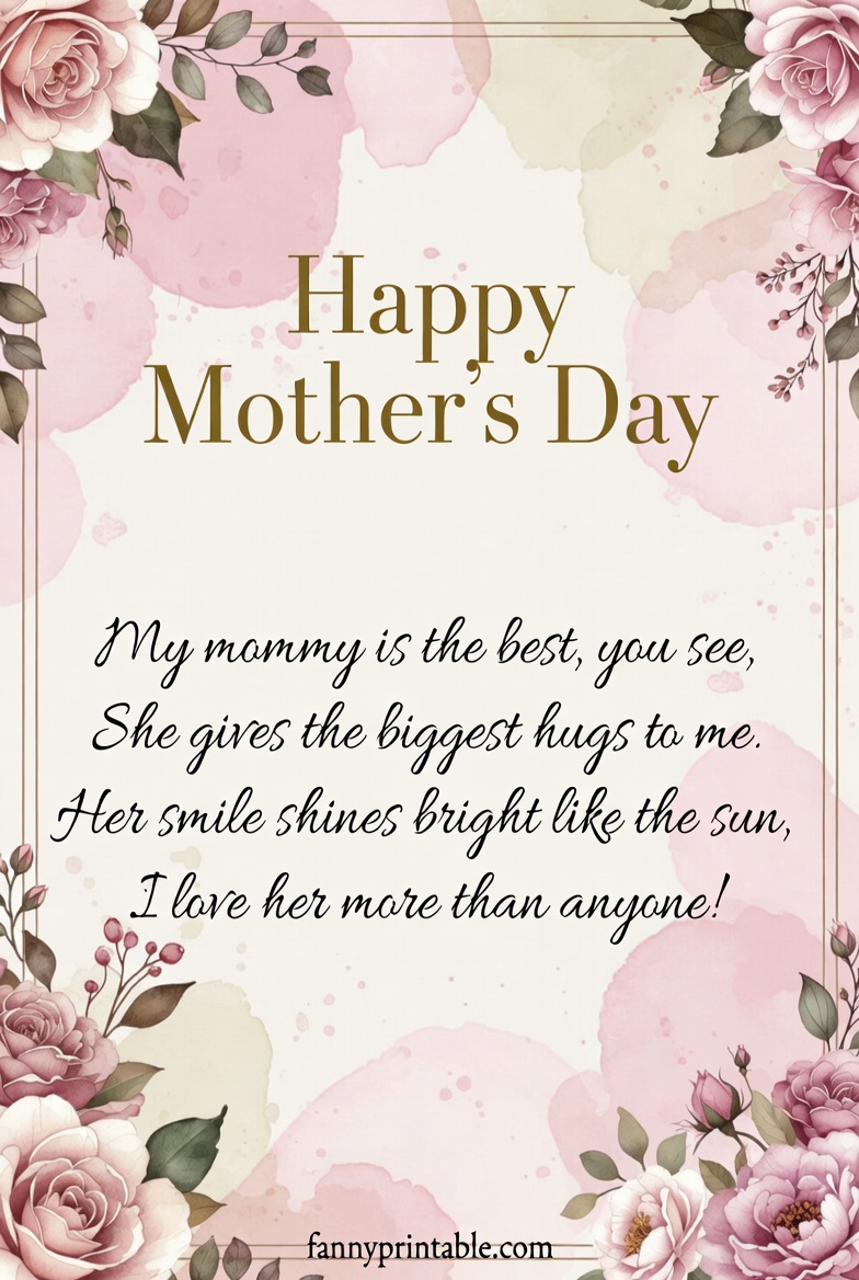 Free Printable Mother's Day Verses - Fanny Printable (1)