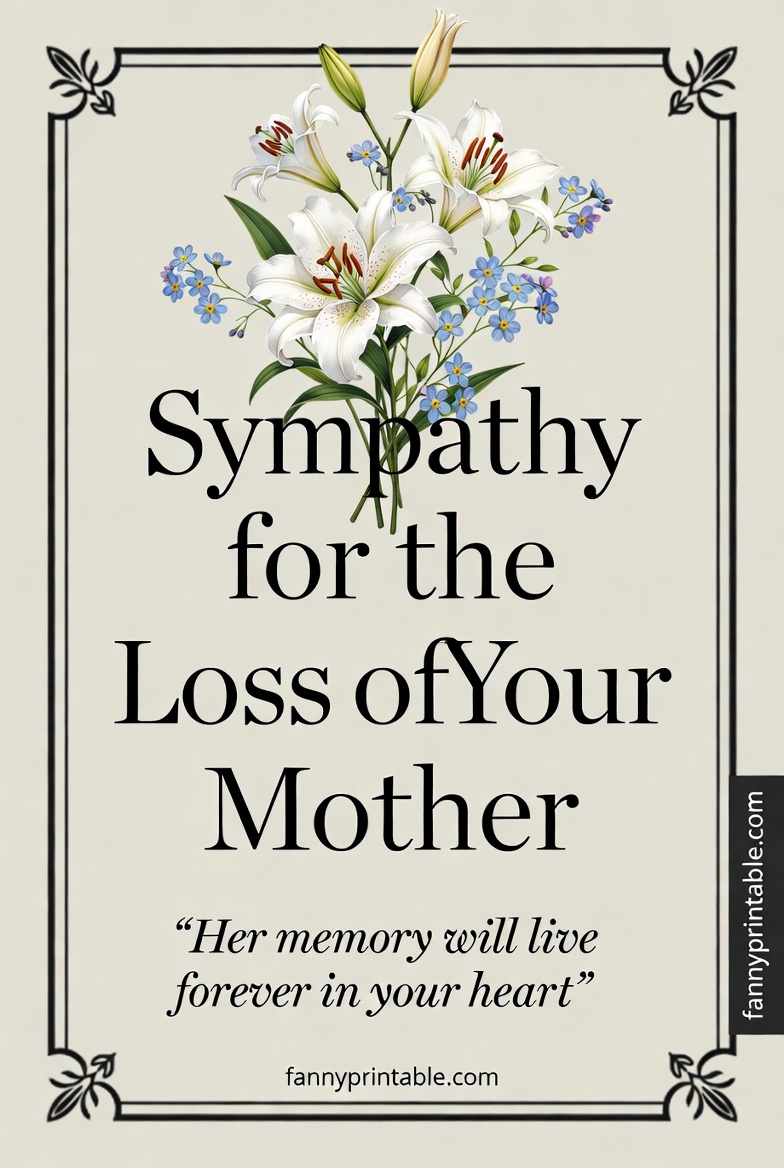 Free Printable Sympathy Card For Loss Of Mother (1)
