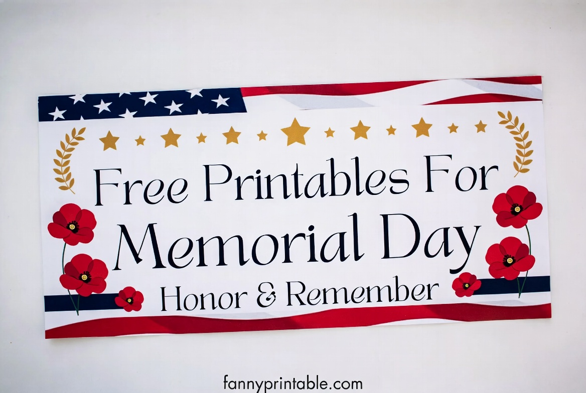 Free Printables For Memorial Day - FannyPrintable.Com (2)