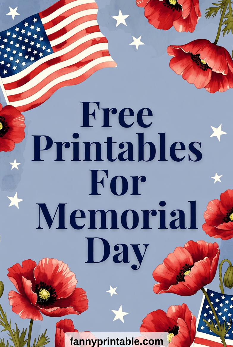Free Printables For Memorial Day - FannyPrintable.Com (4)