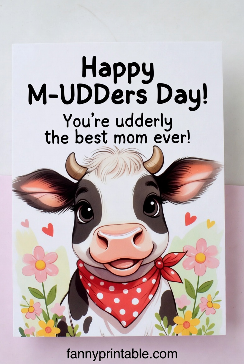 Funny Mother's Day Card - Fanny Printable (1)