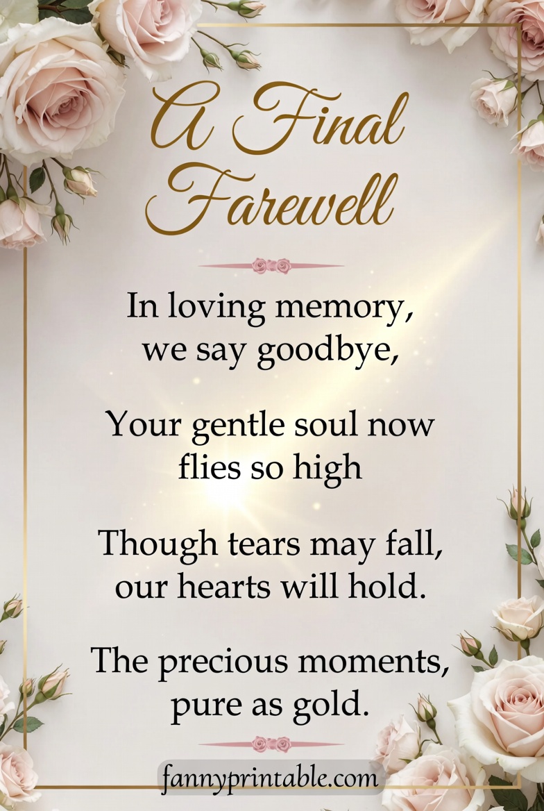Goodbye Memorial Card Poems for a Final Farewell FannyPrintable 4 Goodbye Memorial Card Poems for a Final Farewell FannyPrintable (4)