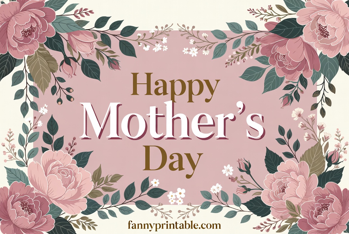 Happy Mother's Day Banner Printable (3)