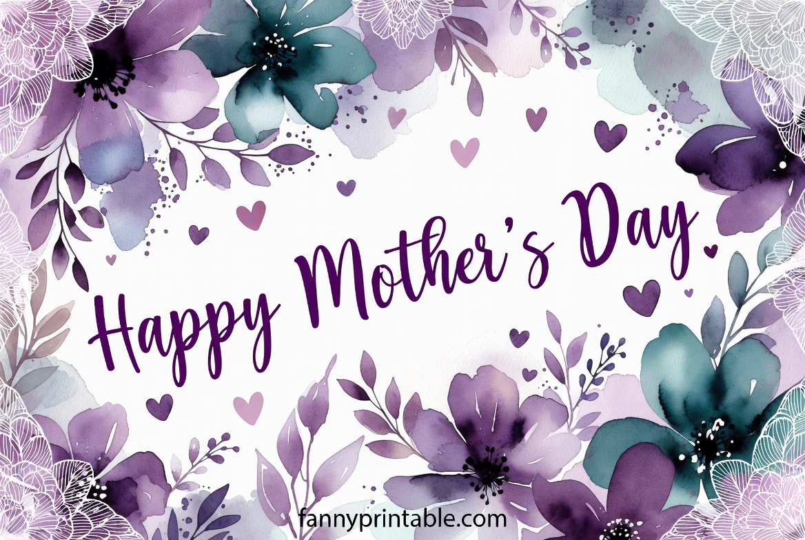 Happy Mother's Day Banner Printable (4)