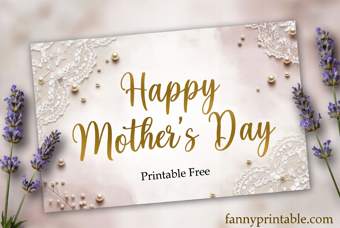 Happy Mother's Day Banner Printable Free (3)