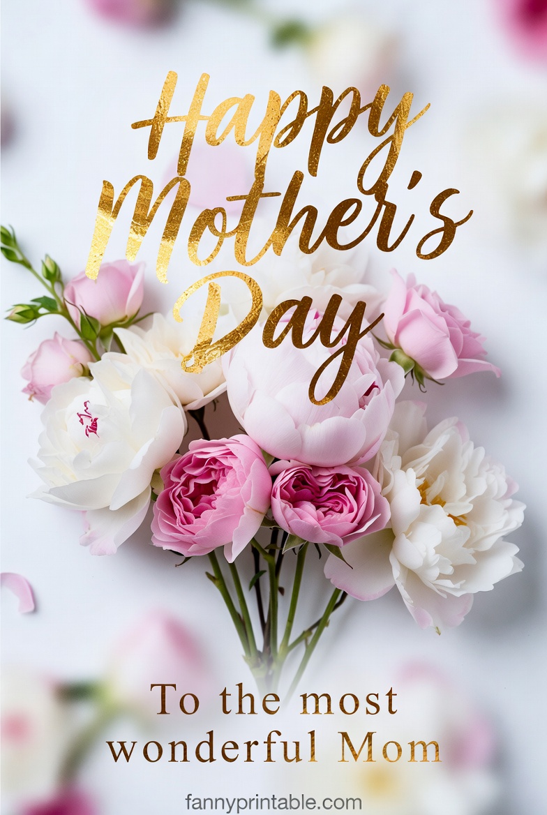 Happy Mother's Day Card Design - Fanny Printable (2)