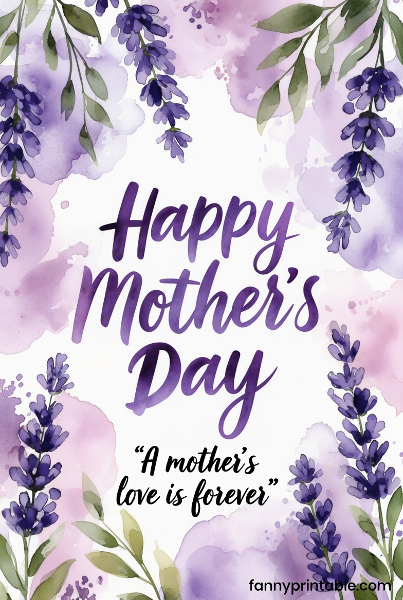 Happy Mother's Day Card - Fanny Printable (2)