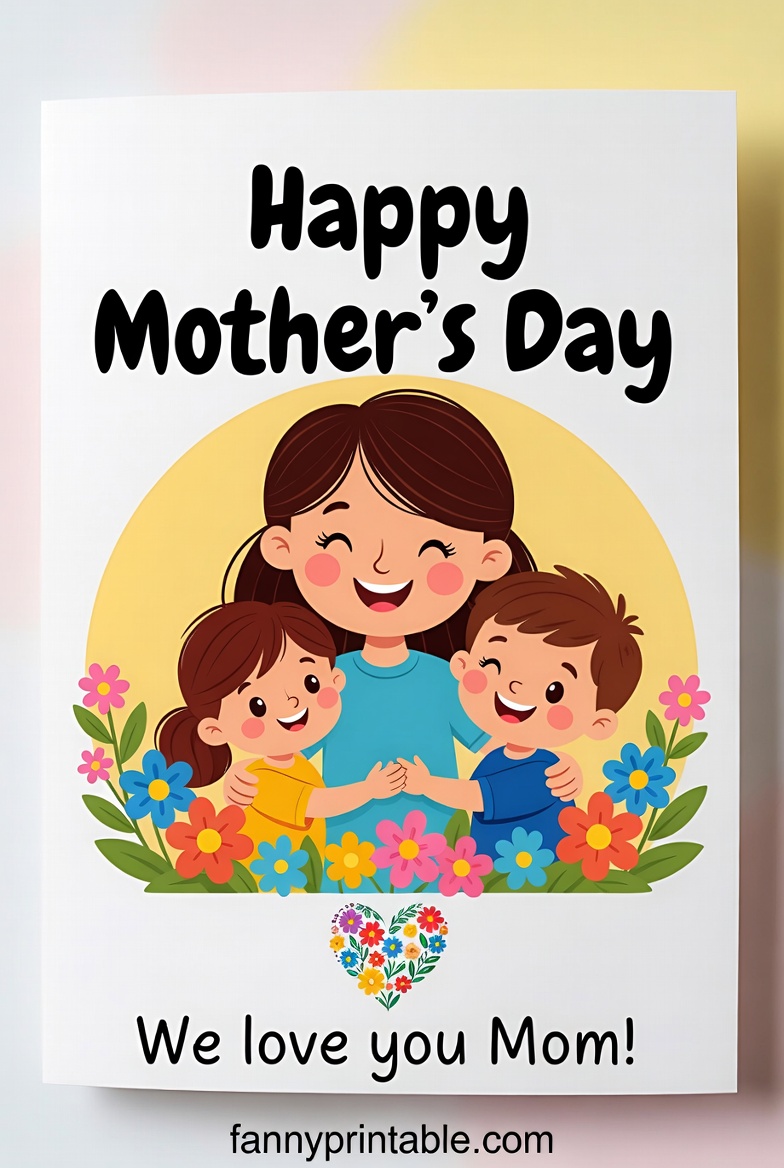 Happy Mother's Day Card - Fanny Printable (4)
