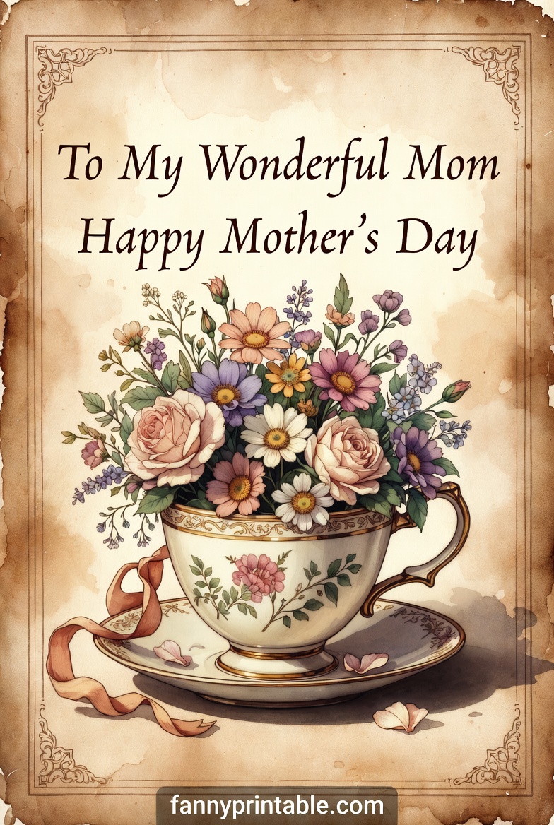 Happy Mother's Day Card Ideas - Fanny Printable (2)