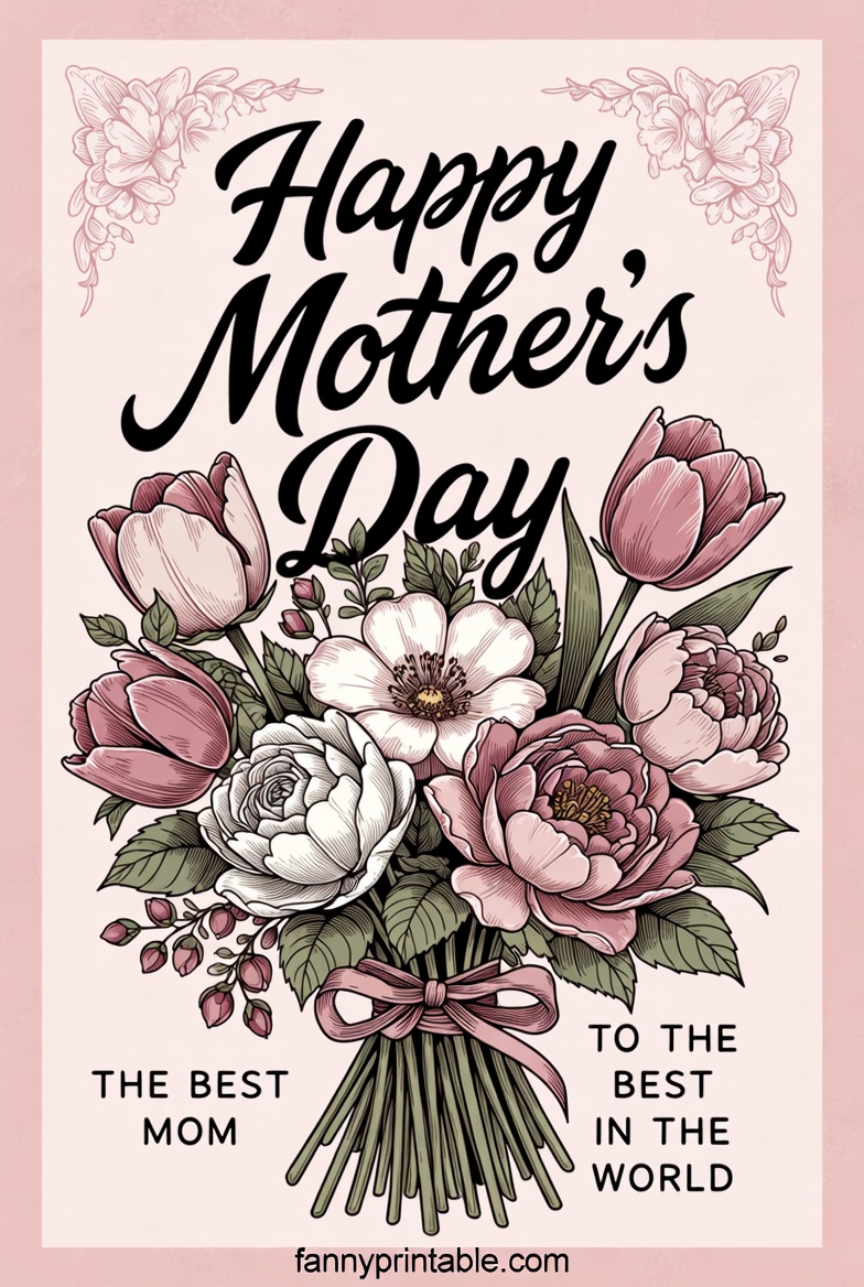 Happy Mother's Day Card Printable - Fanny Printable (2)